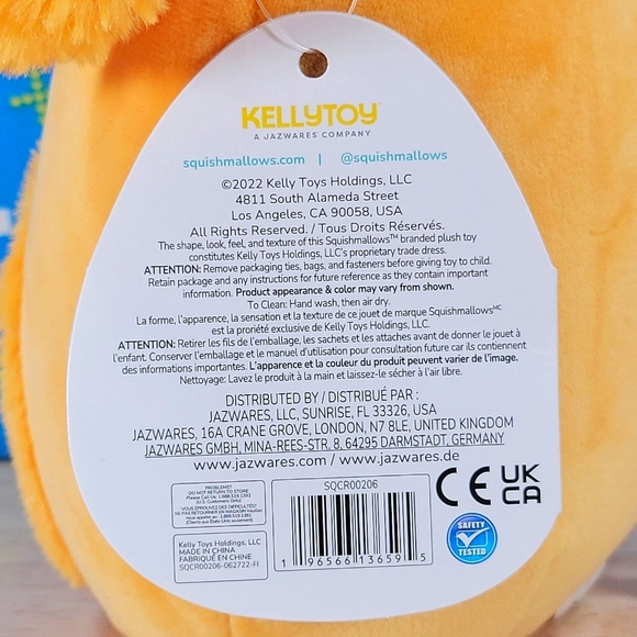 Squishmallow Finley the Golden Retriever 7" UltraSoft Stuffed Animal Toy Plush - Picture 6 of 6